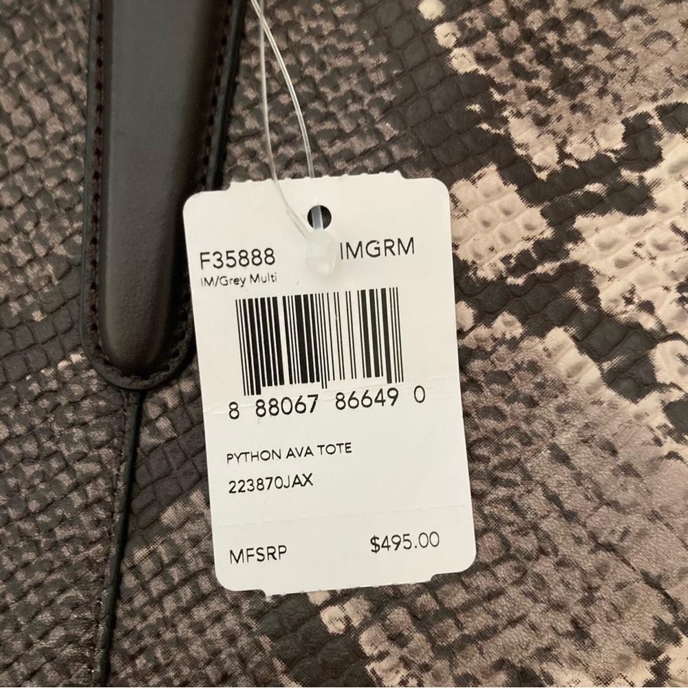 COACH Python Ava Tote Bag - Picture 7 of 7